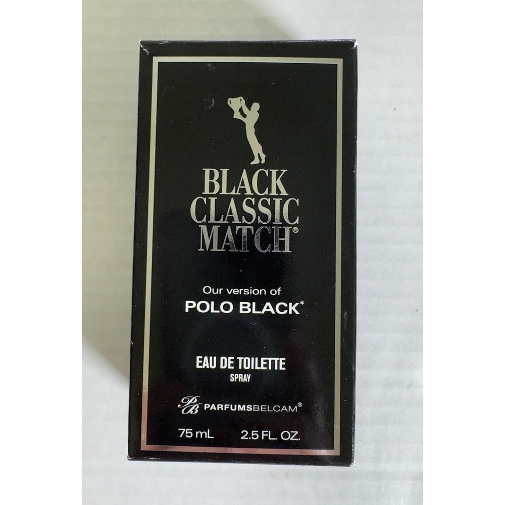 Black Classic Match Spray for Men 75ml 2.5 Fl Oz Inspired by Polo Black